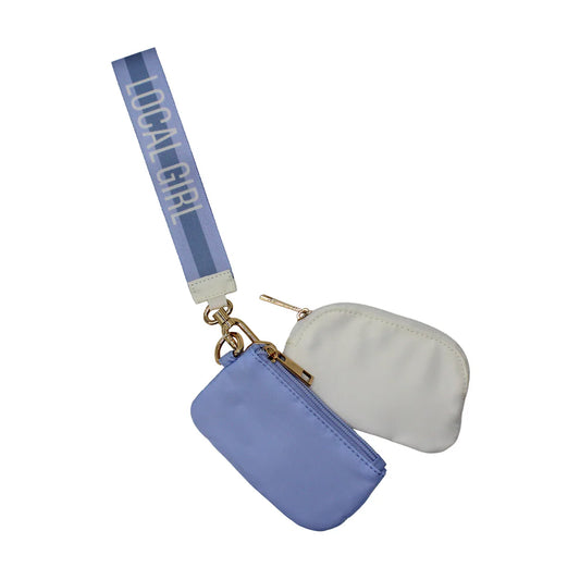 L5210091PRWOS Local Girl Dual Wristlet Periwinkle