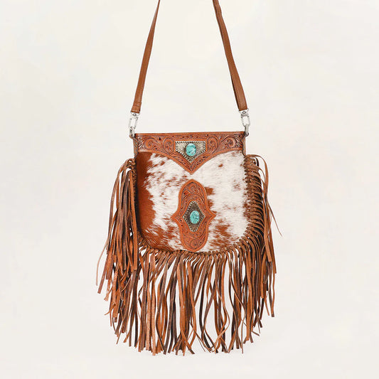 LW-SS25-017-SB Myra Loyal West Mojave Tassle Bag