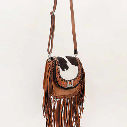 LW-SS25-060-CB Myra Loyal West Desert Dahilia Tassle Bag