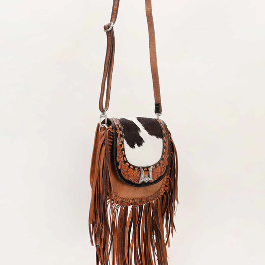 LW-SS25-060-CB Myra Loyal West Desert Dahilia Tassle Bag