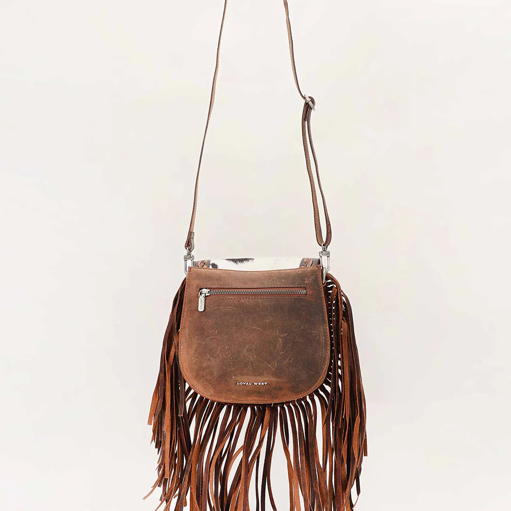 LW-SS25-060-CB Myra Loyal West Desert Dahilia Tassle Bag