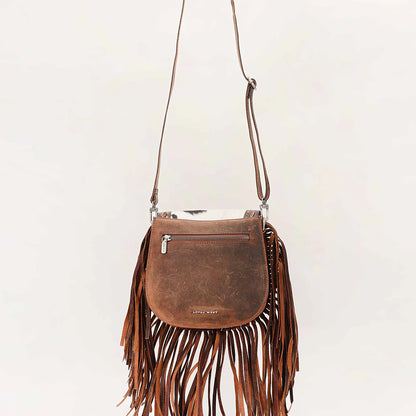 LW-SS25-060-CB Myra Loyal West Desert Dahilia Tassle Bag