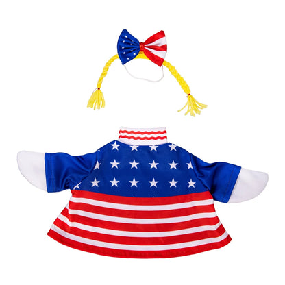 TDCDRGS25 Giddy the Goose Patriotic Dress Outfit