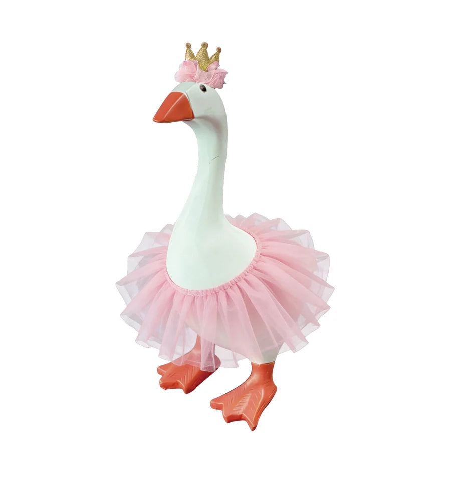 TA7G68TAF Evergreen Gordy the Desktop Goose Hillside Pasture Table Decor Fabric Accessory Set, Princess 0