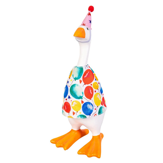 TAMX98TAF Evergreen Gordy the Desktop Goose Hillside Pasture Table Decor Fabric Accessory Set, Birthday 0