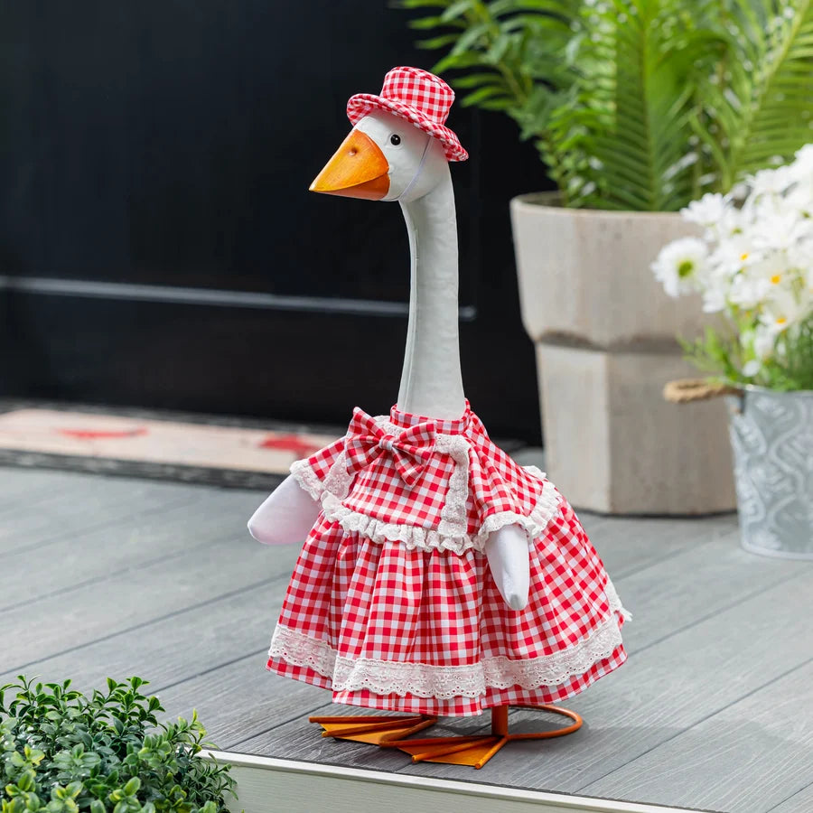 TDMPSGS26 Evergreen Plaid Dress Goose Outfit