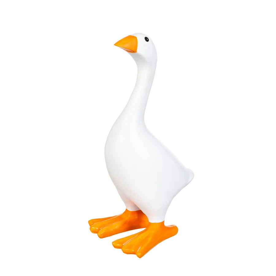 TAPZN8TAR Evergreen Gordy the Goose Tabletop Resin Statue with Magnetic Beak, 8"H 0