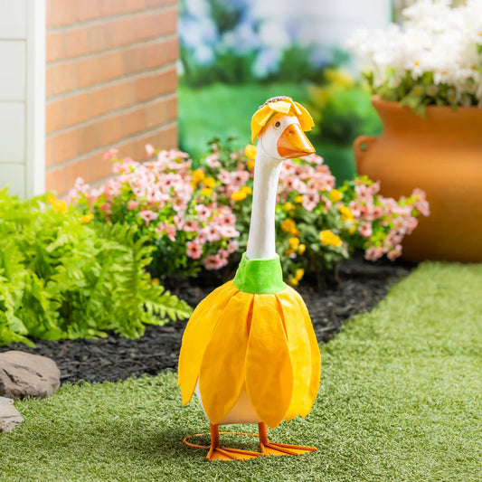 TDHT5GS25 Evergreen Porch Goose Outfit, Sunflower Radiance