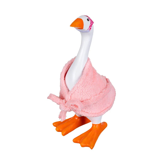 TAMWT8TAF Evergreen Gordy the Desktop Goose Hillside Pasture Table Decor Fabric Accessory Set, Spa 0