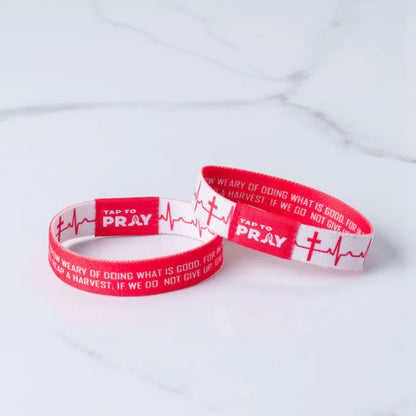 (100-433 TTP) Versible Tap To Pray Wristband - Lifeline