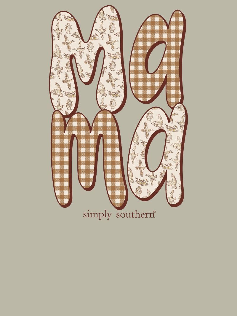 MINWASH-MAMADUCK-BIRCH Simply Southern Mama Duck T-Shirt