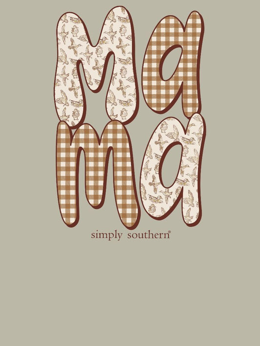 MINWASH-MAMADUCK-BIRCH Simply Southern Mama Duck T-Shirt
