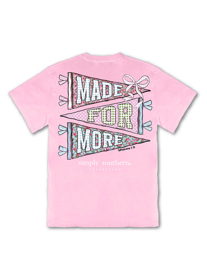 MINWASH-MORE-BLSHBRY Simply Southern Made for More Minwash T-Shirt