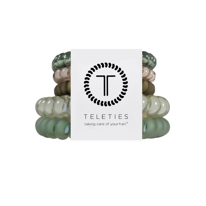 TT-M-119 Teleties Mossy Moments Mix Pack Hair Ties 0