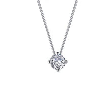 N0174CLP20 Lafonn Necklace Sterling Silver CL 1.5CT SOLITA