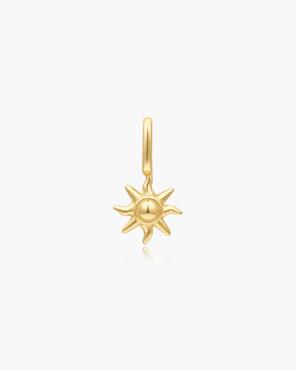 NC055-10G Ania Haie Sterling Silver Gold Plated Sundshine Charm 0