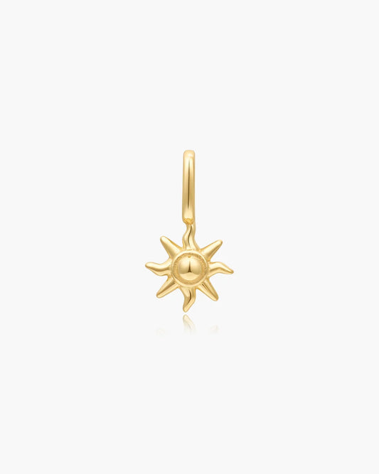 NC055-10G Ania Haie Sterling Silver Gold Plated Sundshine Charm 0