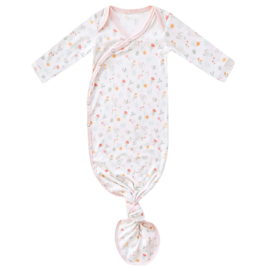 CP-KNGW-0126-NSZ Copper Pearl Mabel Newborn Knotted Gown