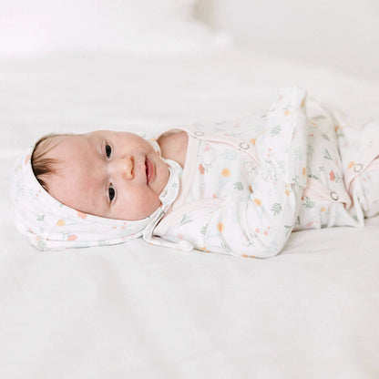 CP-KNGW-0126-NSZ Copper Pearl Mabel Newborn Knotted Gown