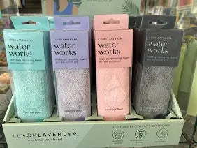 LLMR24BL Lemon Lavender Make Up Removing Towel - Grey