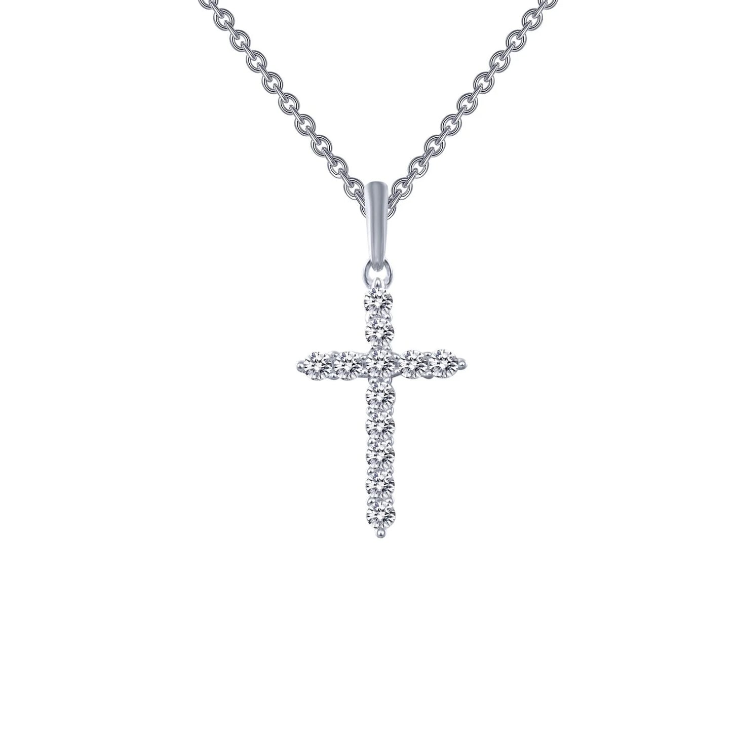 P0165CLP18 Lafonn Necklace Sterling Silver PD CL PT .36CTTW