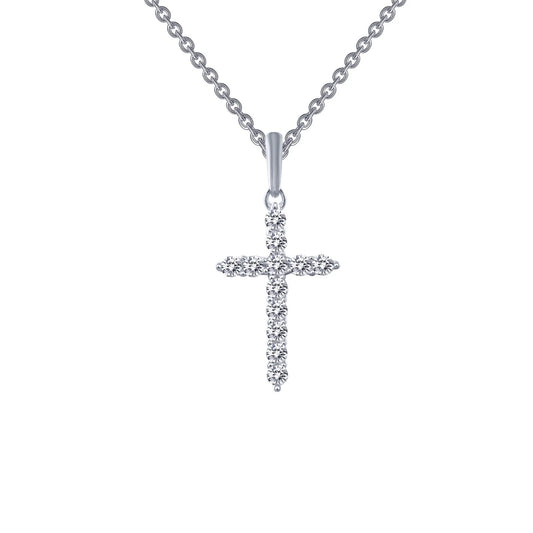 P0165CLP18 Lafonn Necklace Sterling Silver PD CL PT .36CTTW
