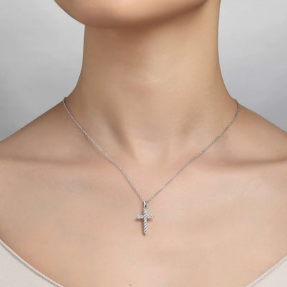 P0165CLP18 Lafonn Necklace Sterling Silver PD CL PT .36CTTW