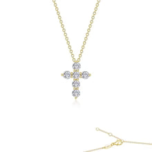 P00224CLG20 SS GP LAFONN Lassaire Simulated Diamond Gold Plated Sterling Silver
