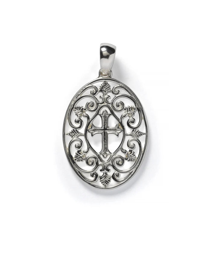 740 DER P1997  Southern Gates Sterling Silver Inspiration Keepsake Cross Pendant 0