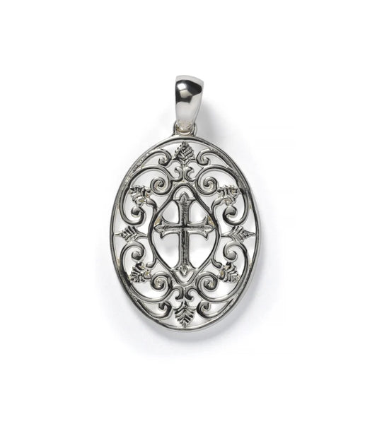 740 DER P1997  Southern Gates Sterling Silver Inspiration Keepsake Cross Pendant 0