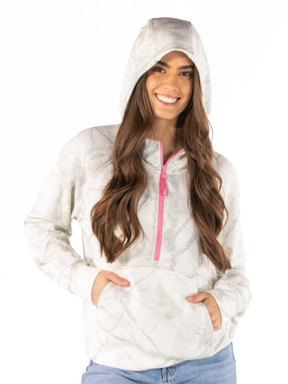 PP-0226-HD-ALARA-WTCAMO Simply Southern Women's White Camo Hoodie