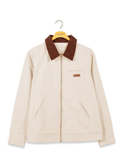PP-0226-JKT-CNVS-IVORY Simply Southern Women's Ivory Jacket 0