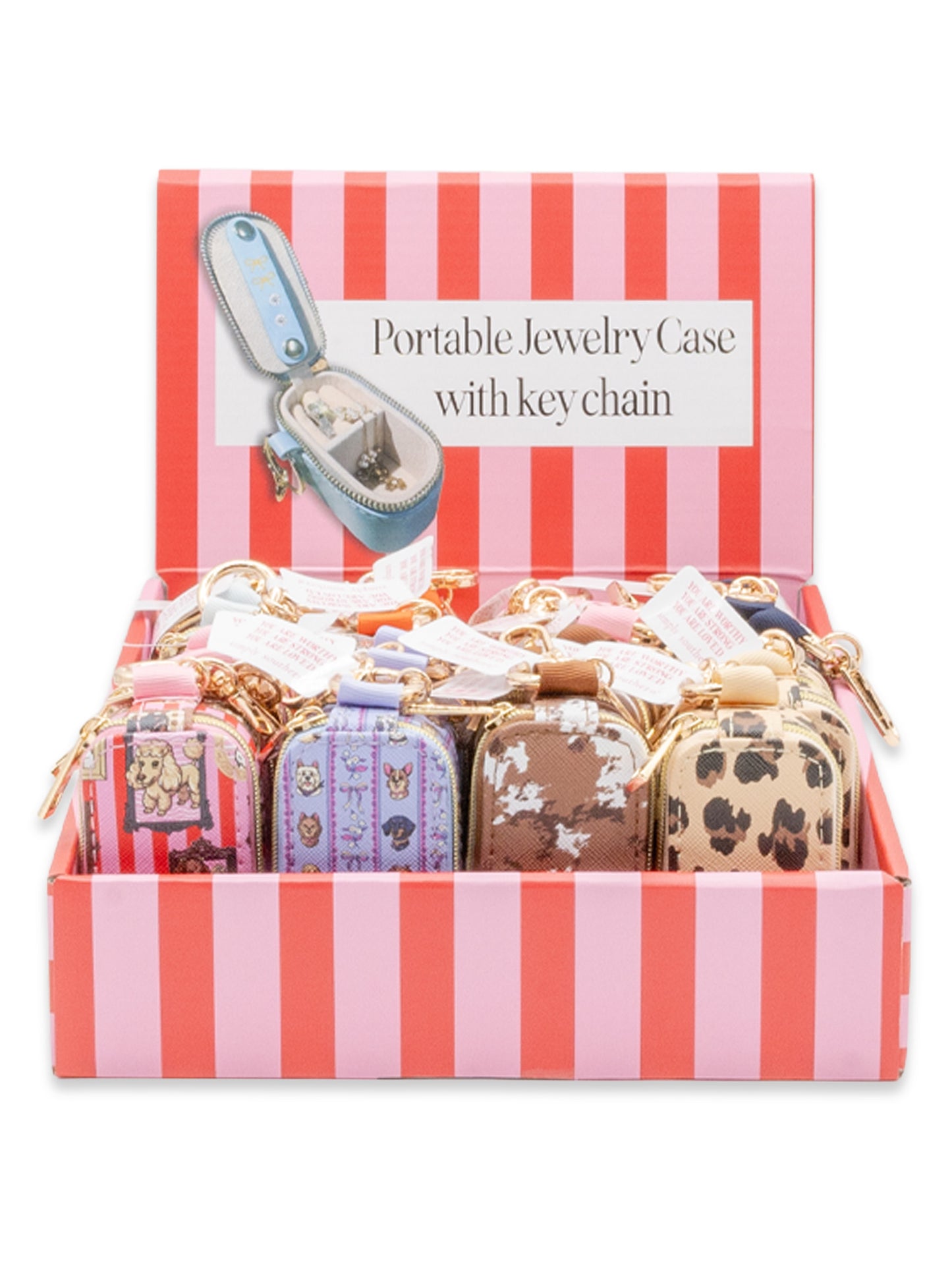 PP-0226-KIT-JWLKEY Simply Southern Portable Jewelry Case with Key Chain