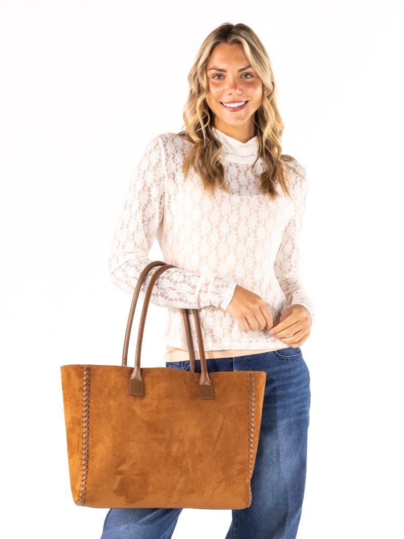PP-0226-TOP-LACE-CRM Simply Southern Women's Lace Cream Top 0