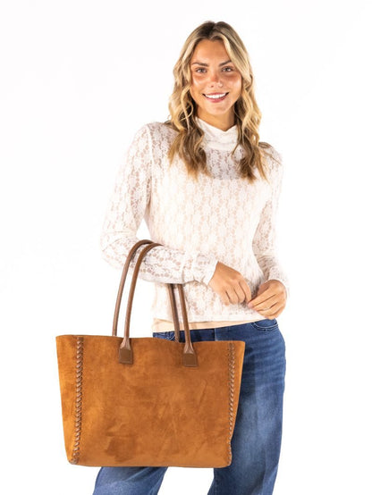PP-0226-TOP-LACE-CRM Simply Southern Women's Lace Cream Top 0