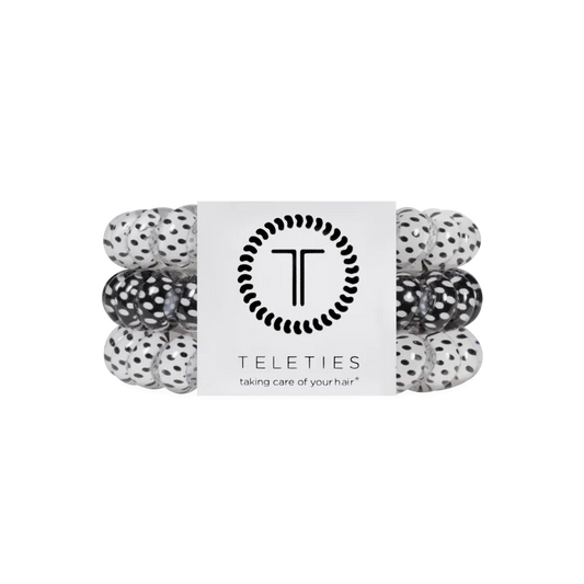 TT-L-601 Teleties Polka Dot Party Large Hair Ties 0