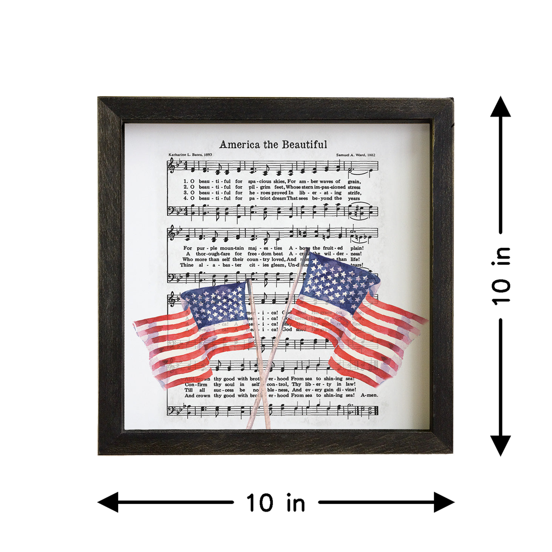 RF1580 Sincere Surroundings B-America The Beautiful Sign