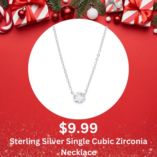 6mm Cubic Zirconia Necklace