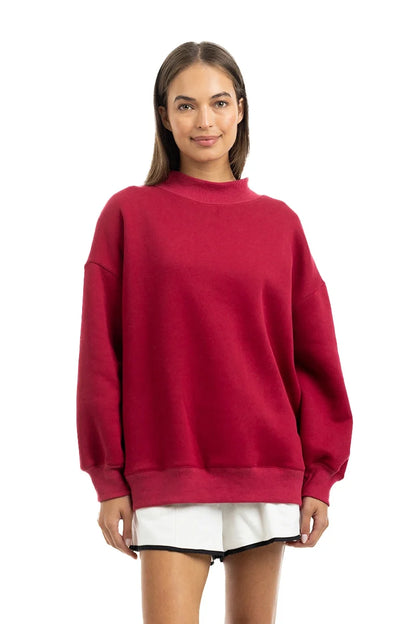 KDC-SWTS-500_Red Katydid Red Essentials Mockneck Sweatshirt 0
