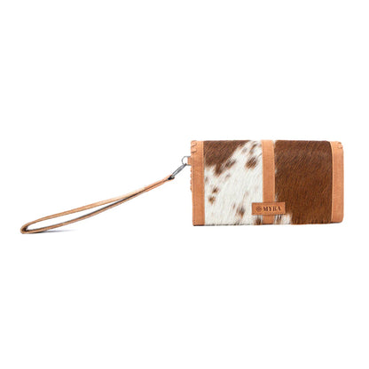 S-12779 Myra Oracle Ember Hairon Leather Wallet in Autumn Tan