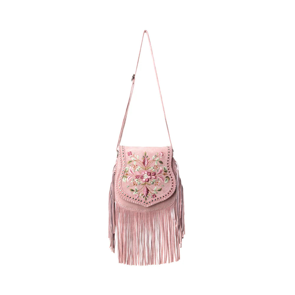 S-12997 Myra Mojave Meadow Leather Bag in Old Rose