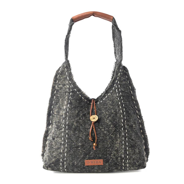 S-13268 Myra Bag Ravencliff Shoulder Bag in Midnight Stitch