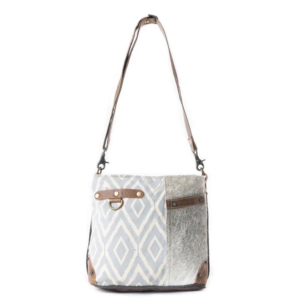 S-1343 Myra Washed-Out Side Pocket Shoulder Bag