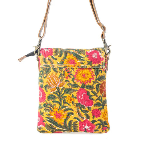 S-13680 Myra Bag Rose Carnival Crossbody in Peony Gold