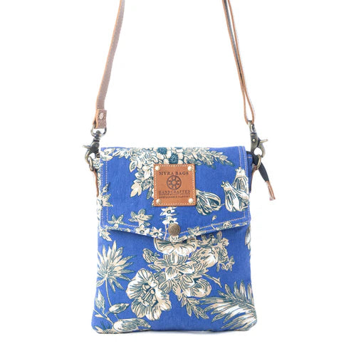 S-13682 Myra Bag Azure Bloom Crossbody in Willow Blue