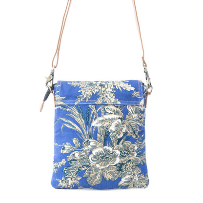 S-13682 Myra Bag Azure Bloom Crossbody in Willow Blue