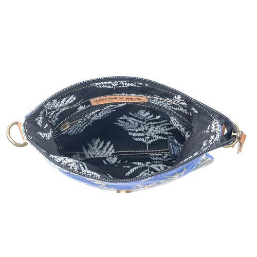 S-13682 Myra Bag Azure Bloom Crossbody in Willow Blue