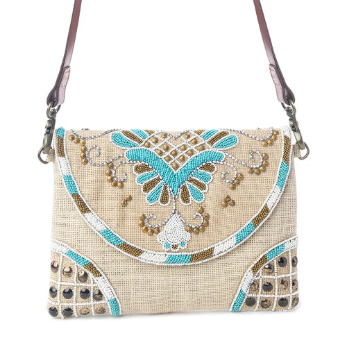 S-13808 Myra Bag Desert Phoenix Crossbody in Aqua Jewel