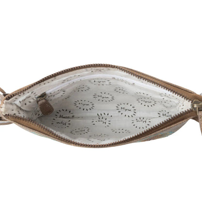 S-14034 Myra ThunderFly Fringed Leather Bag in Mojave Brown