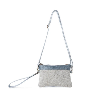 S-14331 Myra Dust Creek Leather Belt Bag in Sage Mist